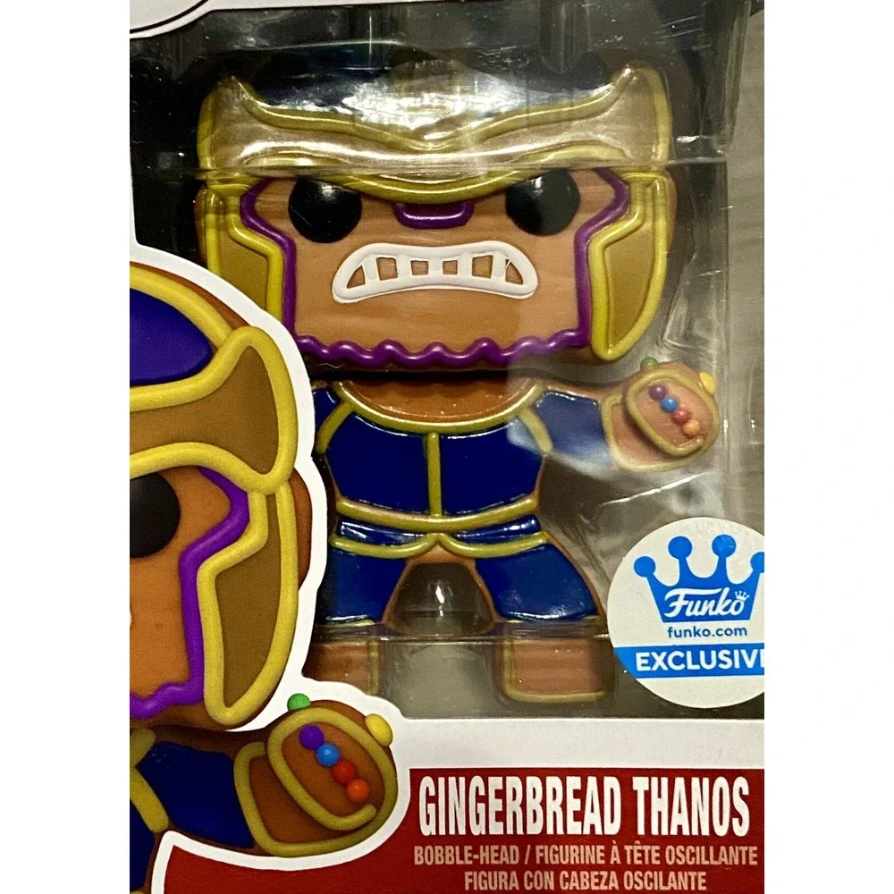 Funko POP! Holiday Marvel #951 Gingerbread Thanos Christmas Funko Exclusive NIB.